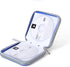 CD Storage Case for PS3 Games, Sturdy DVD Holder with 40 Inner CD Sleeves, Great Space Saver for DVD Shelf (Blue)