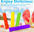 600 (2 11.8 Inch) Hoolerry Pcs Disposable Ice Lolly Bags Plastic Mold Ice Cream Bags with Silicone Foldable Funnel