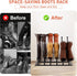 6 Closet, Housen Solutions Boot Rack, Free Standing Shoe Rack Organizer for Tall Boots, Pairs Boot Storage