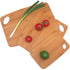 Lipper International Bamboo Wood Thin Cutting Board with Oval Hole in Corner, Assorted Sizes, Set of 3 by Lipper International