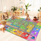 J Rombol Kids Road Rug for Playroom, Bedroom, Classroom, 4x6 Kids Car Rug Play