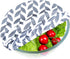 wegreeco Elastic Reusable Bowl Covers, Set of 3, Grey Leaf