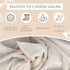 6-Pack Set MAURA Premium Turkish Washcloth - Ultimate Luxury with Soft, Thick, Super Absorbent, and Oversized Cotton