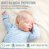 36x80x6 Inch, DMI Waterproof Mattress Protector, White, Noiseless Plastic