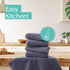 20 Pack Sets, 12 12 Inches, Kitchen Towels and Dishcloths X Absorbent Dish Towels for Kitchen, Microfiber Cleaning