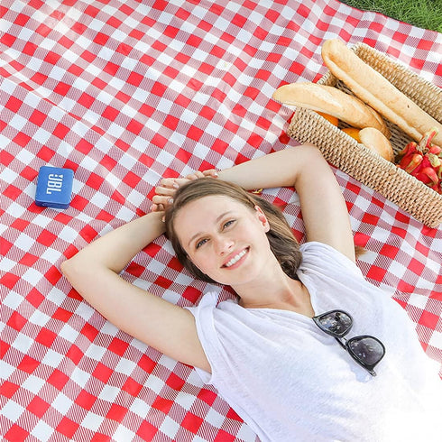Lchkrep 80"x60" Picnic Blanket Beach Blankets Large Sandproof Waterproof Camping Portable Travel Blanket Play Mat