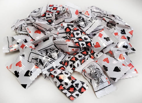 Naturejam Casino Game Cards - 100 Count Peppermint Balls for Game Gambling Nights