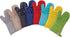 T-Fal Textiles Silicone Printed Medallion 100% Cotton Twill Oven Mitt, 12.75" x 7", Red