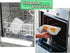 TeamFar Toaster Oven Pan with Rack Set, 9’’ x 7’’ x 1’’ Stainless Steel Baking Tray with Mini Cooling Grid Rack, 2pcs