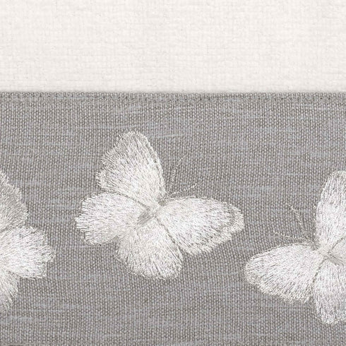 Avanti Linens Fingertip Towel, Soft & Absorbent Cotton Towel (Yara Collection, White)
