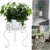 OwnMy Metal Round Plant Stand Rustproof Iron Flower Pot Holder, Indoor Outdoor Plant Stand Heavy Duty for Home, Garden