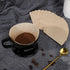 Segarty Black Ceramic Pour Over Coffee Dripper Set, Single Cup with 200PCS Size #2 Cone Coffee Filters