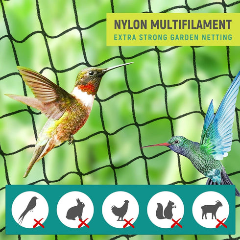 1 (50FT*50FT) Heavy Duty Bird Poultry Netting - Mesh Breathable UV-Resistant Mesh for Garden Chicken Coop Blueberry