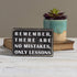 Primitives by Kathy 17399 Classic Box Sign, 6 x 4-Inches, No Mistakes Home Decor