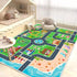 Nursery(Green,3147in) Kids Carpet Playmat Car Rug, Car Rug for Kids Toy Cars and Train, Non Slip Play Mat for Playroom