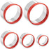 5 Pcs Round Circle Cookie Cutters, 1.9" to 3.5", Heavy Duty Stainless Steel Mini Cookie Cutters