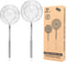 Pack of 2 Large Spider Strainer - Stainless Steel Skimmer Basket, Kitchen Ladle Strainers for Cooking