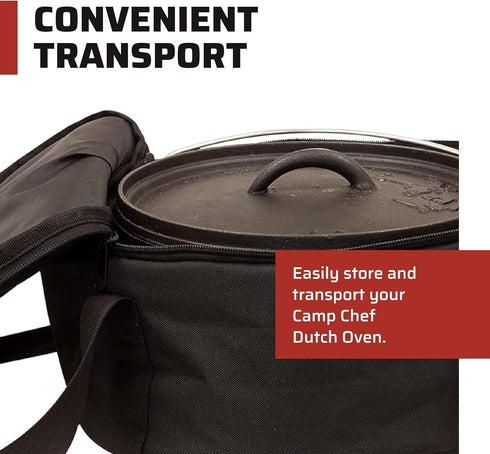 Camp Chef Dutch Oven Carry Bag - 12" Carry Bag for Dutch Oven Accessories & Camping Gear