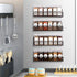 24 4 OZ 4 Churboro Magnetic Spice Rack for Refrigerator with Spice Jars- Includes Pcs Seasoning Containers with Labels