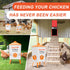 8 ZenxyHoC DIY Chicken Feeders No Waste, Ports Poultry Feeder with Hole Saw for Buckets Troughs Orange
