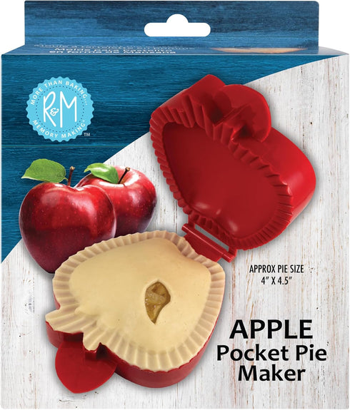 R&M International Pocket Pie Maker, Apple Shape, 5"