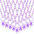 Tigeen 36 Pcs Shower Party Pacifiers Necklace Acrylic Pacifiers Favors Plastic Charm