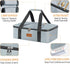 Cooklux 9x13 Insulated Casserole Carrier - Single Layer Design, Food Warmer Bag for Hot&Cold Food Travel, Fits