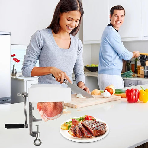 Commercial Manual Meat Tenderizer Machine, Heavy Duty Meat Cuber, Quick and Easy Beef Chicken Steak Flatten Tool