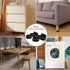 Anti Vibration Pads for Washing Machine, Bed, Refrigerator, and Furniture, Set of 8 (Black)