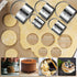 iNeibo Biscuit Cutter Set, Round Shape Cookie Cutters for Pastry Dough Baking, DIY Cake Décor