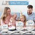 96Pcs 2nd 2 Set 24 Chugga Chugga Two Two Birthday Party Supplies Watercolor Train Year Old Paper Plates and Napkins