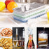 LessMo 3 PCS Ice Cube Tray, Long Ice Stick Tray Silicone with Lid, Reusable for Small Mouth Sport Bottles