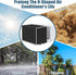 U Shaped Air Conditioner Cover for Midea, Waterproof and Windproof Cover for 8000/10000/12000 BTU Units