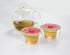 Charles Viancin Set of 2 Watermelon 4” Silicone Drink Covers - BPA-Free, Dishwasher Safe, Airtight Seal