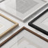 6x8 4x6 8x6 (6x8 HAUS AND HUES Picture Frame with Real Glass and Walnut Oak Matted to - Oak Picture Frame - Includes