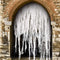 Whaline Halloween Creepy Cloth 32.8 x 2.5ft Decor Drape for Doorways Entryways Haunted House Party