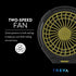 5 Inch (2 Pack) Treva Battery Powered Clip Slim and Portable Cooling Fan with Clamp for Travel, Outdoor,Camping, Car