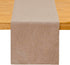 Winotic Brown Table Runner 13 x 72 Inches Long, Cotton Linen Farmhouse Style