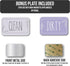 Dishwasher Magnet Clean Dirty Sign, Clean/Dirty Magnetic Signs for Stainless Steel Dishwasher, Lavender