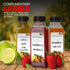 16 16 oz (35 Pack) Juice Bottles with Caps for Juicing & Smoothies, Reusable Clear Empty Plastic Bottles with Caps