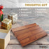 4-Tier Pack 8 (64 Tinamo Acacia Wooden Spice Rack Organizer for Cabinet - Spice Drawer Insert, Spice Organization