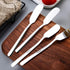 Set 4-Piece 6.5-inch VANRA Cheese Spreader Knife Stainless Steel Butter Knife Small Sandwich Condiment Jam Bread Cream