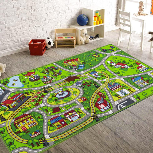 Booooom Jackson Car Rug with Exquisite Box,Washable Rug Kids Area Rug Play
