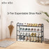 3-Tier Closet, 16 STO STO Expandable Shoe Rack, Metal Small Shoe Rack for Up to Pairs Adjustable Shoes Racks Storage