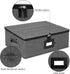 Cup and Mug Storage Box, 12 Cells China Storage Containers for Tea Cups and Coffee Mugs, Hard Shell, Black