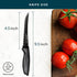 Home Hero 2 Pcs Tomato Knife with Sheath, High Carbon Stainless Steel Chopping Knife with Ergonomic Handle, Razor-Sharp