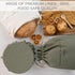 Set KIBAGA Beautiful Linen Bread Bag and Proofing Cover For Homemade Sourdough Bread - Keeps Your Loaf Fresh for Days