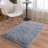 Soft Runner Rugs for Bedroom Hallways, 2x3 Grey Fluffy Shag Non Slip Area Rug for Living Room