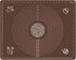 Silicone Baking Mat for Rolling Pastry Dough, 25.6 x 17.7 BPA Free Non-stick Baking Supplies
