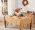 60 144 Inch, Newbridge Gold Tremont Leaf Damask Rectangle Fabric Spring Lodge Tablecloth, x Elegant Holiday Swirling